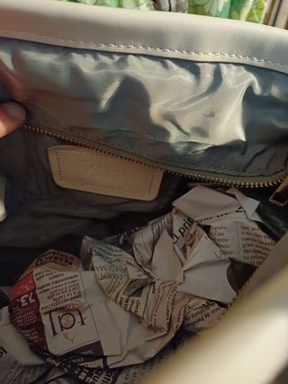 Bolso Zara Gris