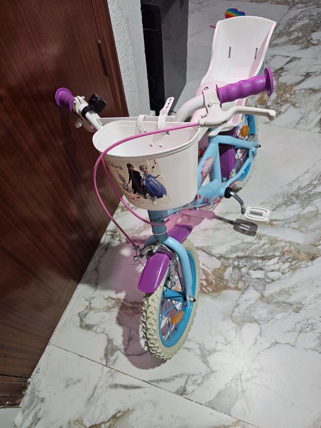 Bicicleta infantil Frozen Elsa