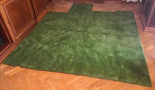 Césped artificial (2m x 1,7m) 