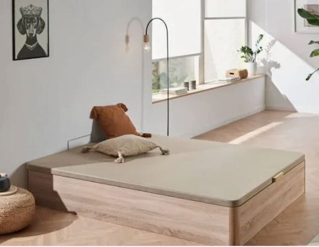 Canapé abatible madera y metal