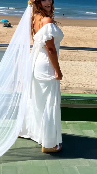 Vestido de Novia Lady Pipa Blanco