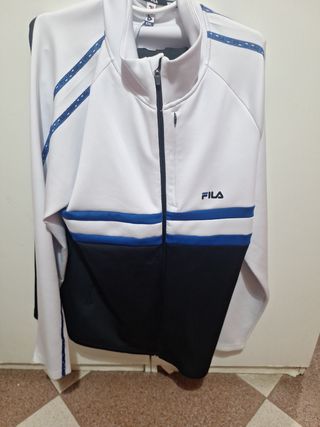Chándal Fila Blanco y Azul Talla XXL