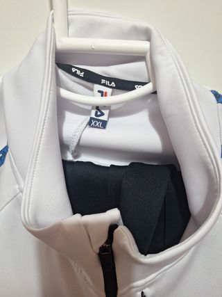 Chándal Fila Blanco y Azul Talla XXL