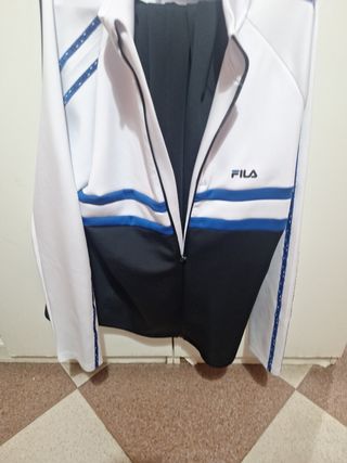 Chándal Fila Blanco y Azul Talla XXL