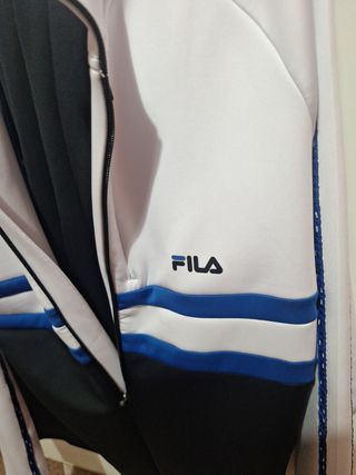 Chándal Fila Blanco y Azul Talla XXL