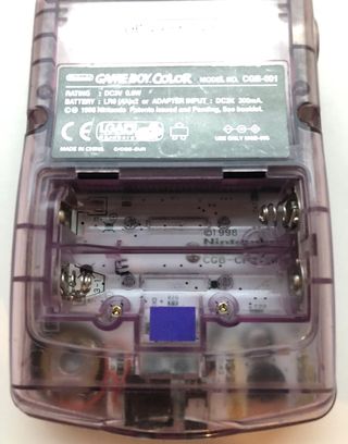 Nintendo Game Boy Color Morada Transparente