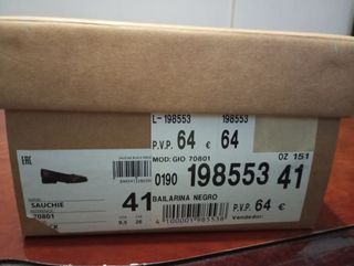 Zapatos planos Gioseppo negros mujer