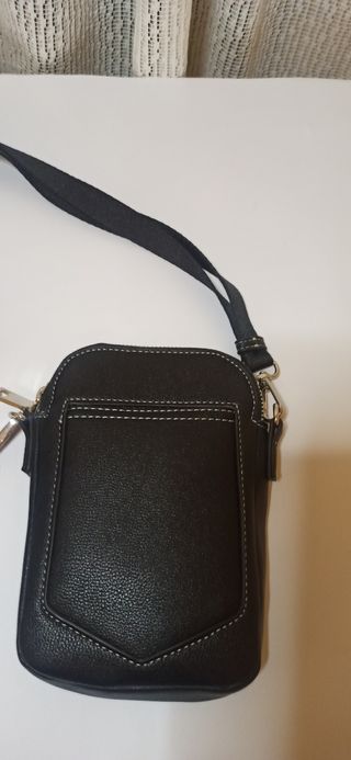 Bandolera Bershka Negra Hombre