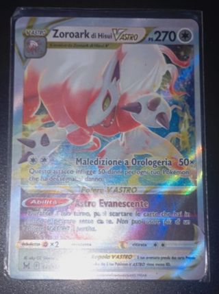 Carta Pokemon Zoroark di Hisui VASTRO Rara
