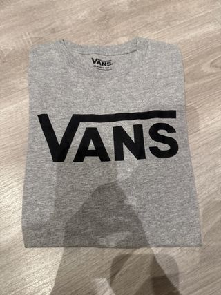 Camiseta Vans Gris Niño