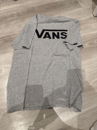 Camiseta Vans Gris Niño