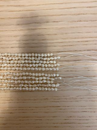  10 hilos perlas naturales