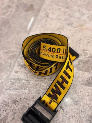 Cinturón Off-White Amarillo