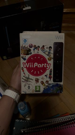 Nintendo Wii Negra + Wii Party