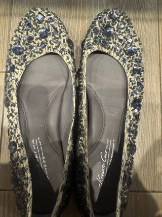 Zapatos Kenneth Cole Bailarinas Flats Beige/Gris