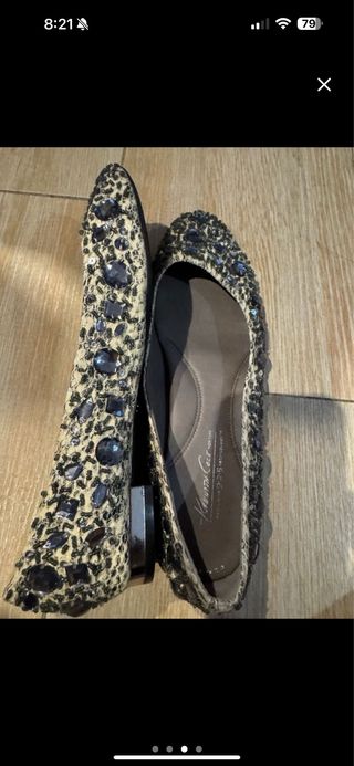 Zapatos Kenneth Cole Bailarinas Flats Beige/Gris