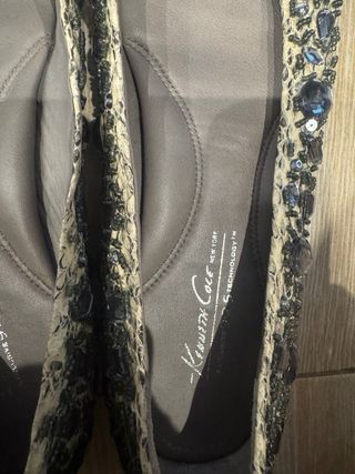 Zapatos Kenneth Cole Bailarinas Flats Beige/Gris