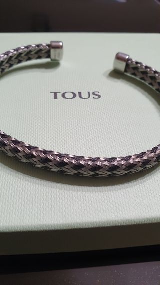 Pulsera Tous Hombre Plata Trenzada