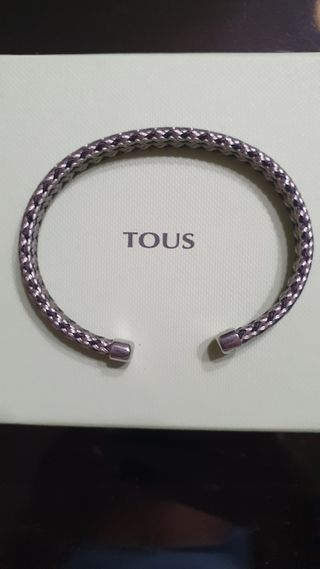 Pulsera Tous Hombre Plata Trenzada