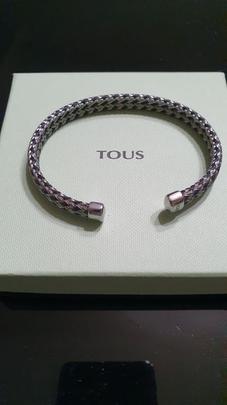 Pulsera Tous Hombre Plata Trenzada