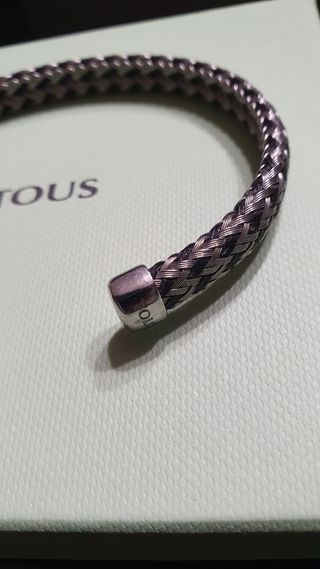 Pulsera Tous Hombre Plata Trenzada