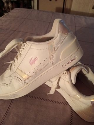 Zapatillas Lacoste Mujer Blancas