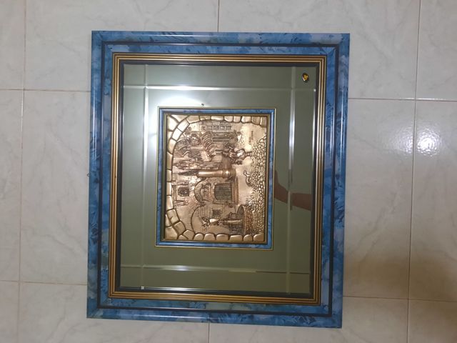 Quadro rilievo lastra argento 925