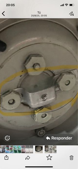 Tambor Rueda Vespa Llanta 8