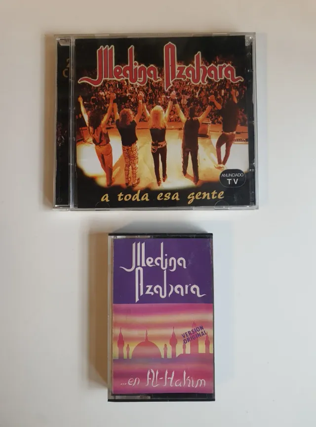 Doble CD "A toda esa gente" y 1 cassette de Medina