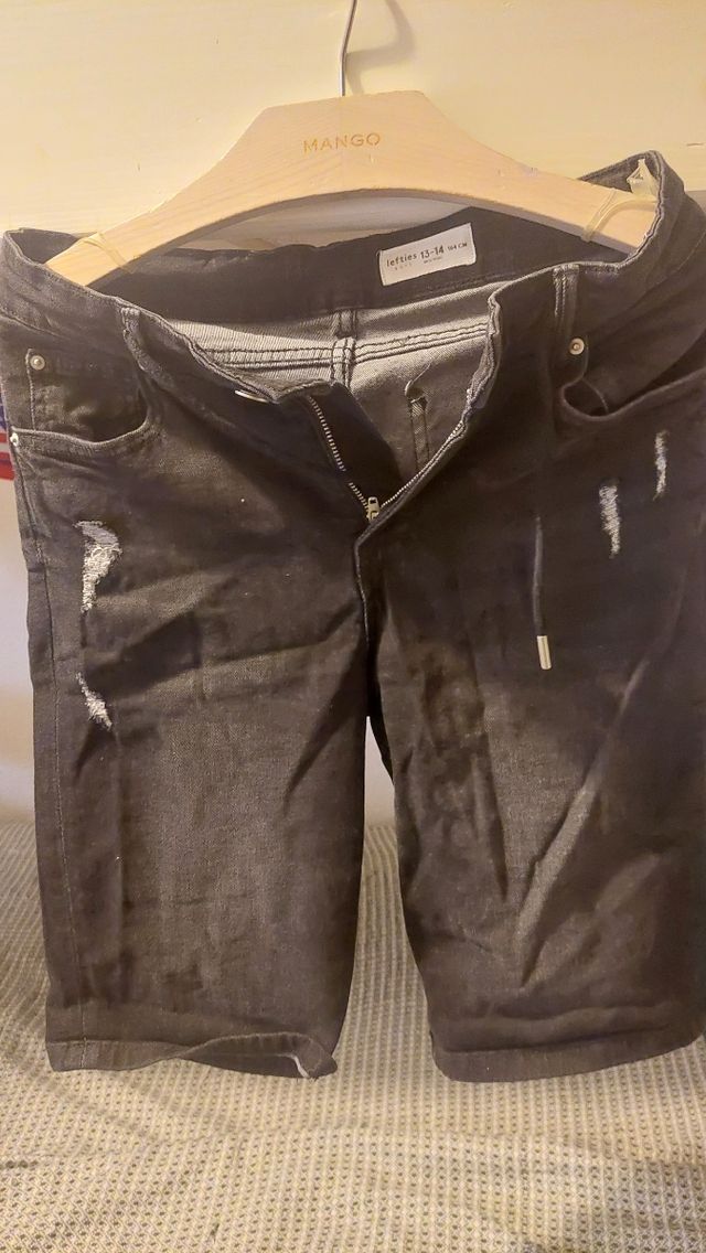 Pantalones cortos negros Mango