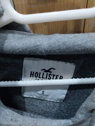 Sudadera Hollister gris talla S