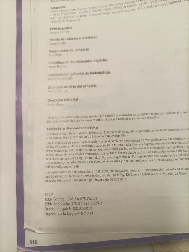 Matemáticas 3 ESO SM