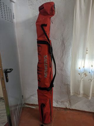 Esquís Rossignol + Salomon con bastones y bolsa