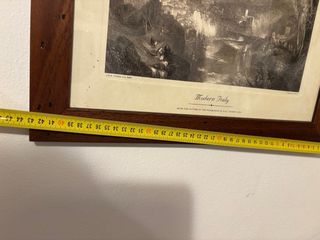 Quadro con cornice legno Stampa Modern Italy