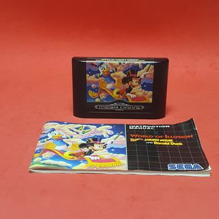 Sega Mega Drive World of Illusion CIB PAL