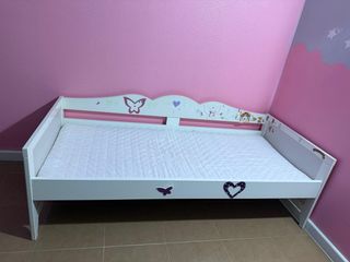 Cama infantil blanca Ikea
