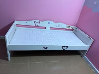 Cama infantil blanca Ikea