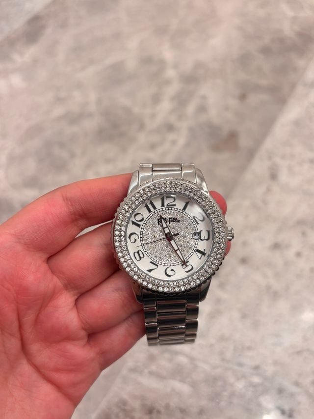 Reloj Folli Follie Plateado y Blanco
