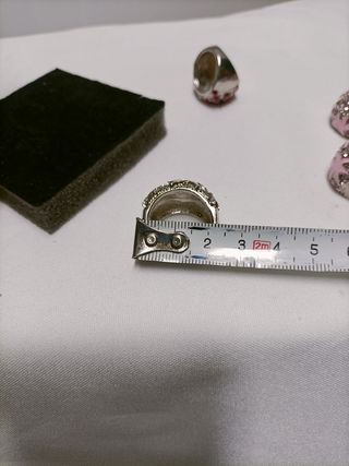 Anillo Bisutería Acero Estrellas