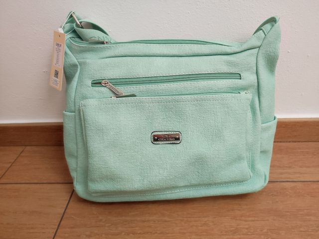 Borsa verde acqua