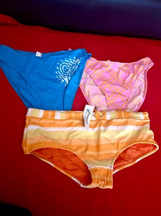 Lote 3 bragas bikini nuevas