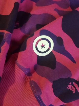 Chaqueta BAPE Pink Camo Shark