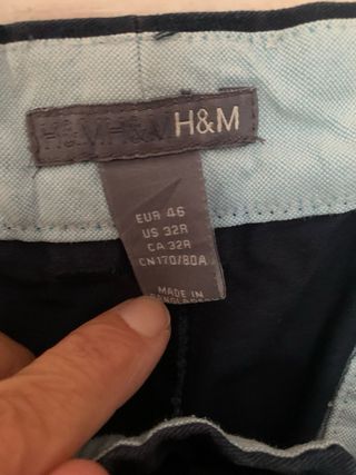 Pantalone chino grigio elegante da uomo H&M 