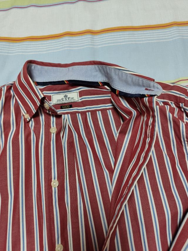 Camisa CTF Rayas Hombre Talla M