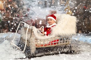 Trineo de Navidad para 1-2 niños