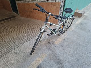 Bicicleta Zephyr Azul y Plateada