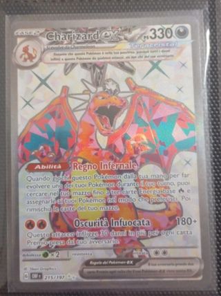 Carta Pokemon Charizard EX Teracristal