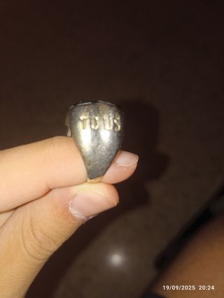 Anillo Tous Oso Negro.