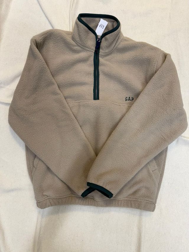 Felpa GAP Beige con Zip