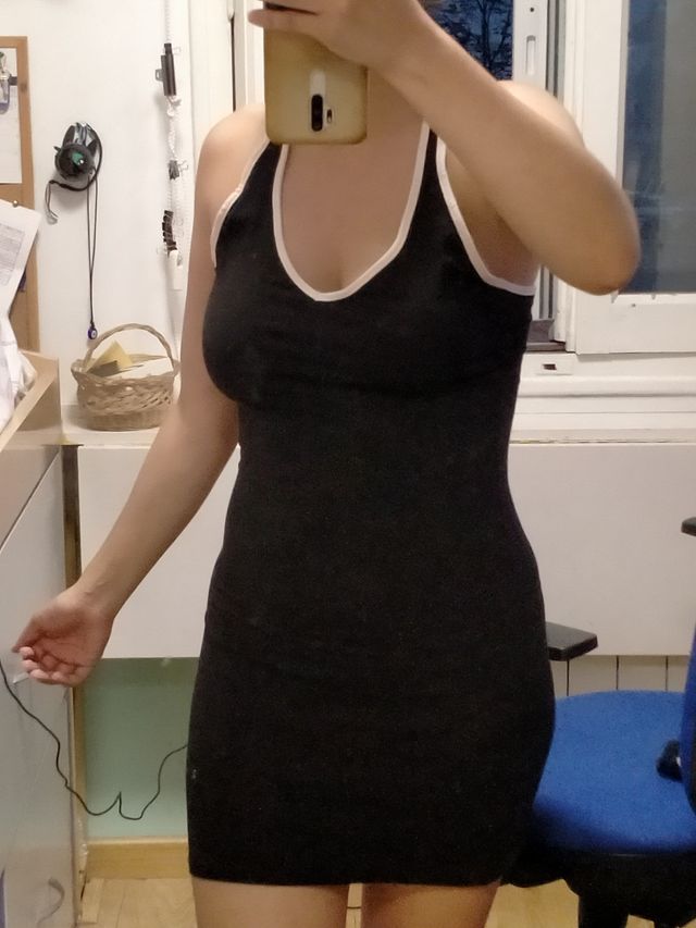 Vestido Negro Espalda Abierta